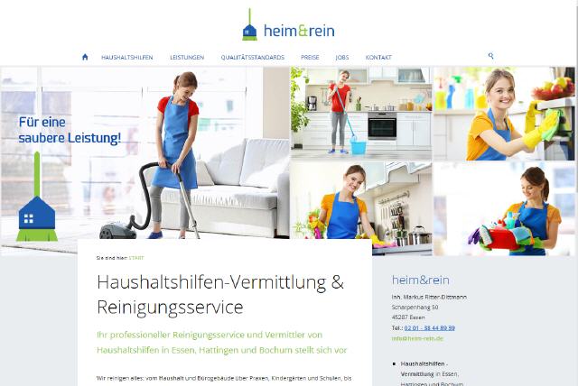 Haushaltshilfen Essen, Hattingen, Bochum